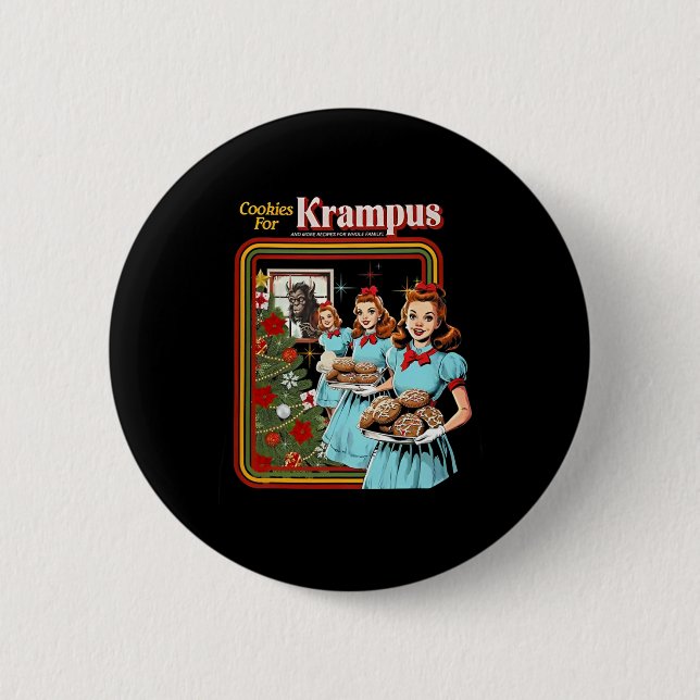 Kaka för Krampus jul  Knapp (Framsida)