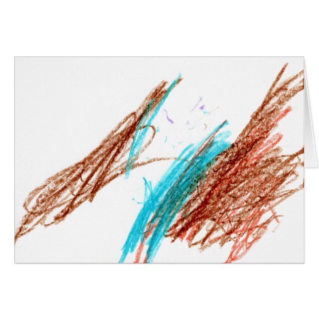 Kaka? Inte en kaka! Hälsningskort (Framsidan Horizontal)