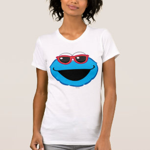 Kaka Leende ansikte med solglasögon Tee Shirt