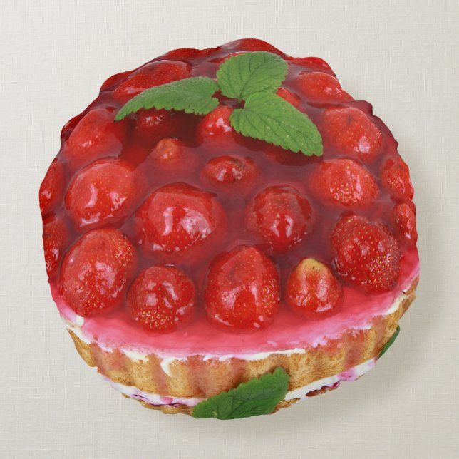 Kaka om att lägga till Logotyp för att anpassa Rund Kudde (Baksidan)