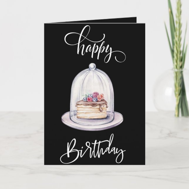 Kaka Önskemål födelsekort och färgsida Kort (Framsida)