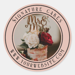 Kaka packningsetikett runt klistermärke