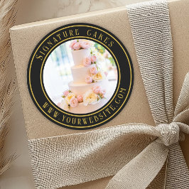 Kaka packningsetikett runt klistermärke