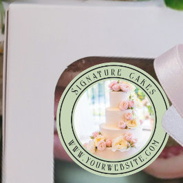 Kaka packningsetikett runt klistermärke