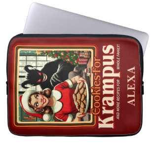 Kaka till Krampus God Jul Krampus Skräck Laptop Fodral