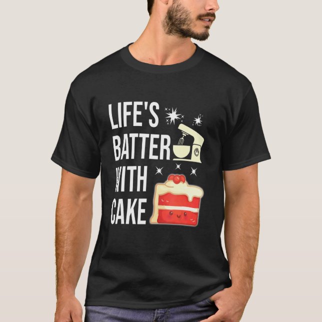 Kakadekorator för bakerkonditor Kärlek T Shirt (Framsida)