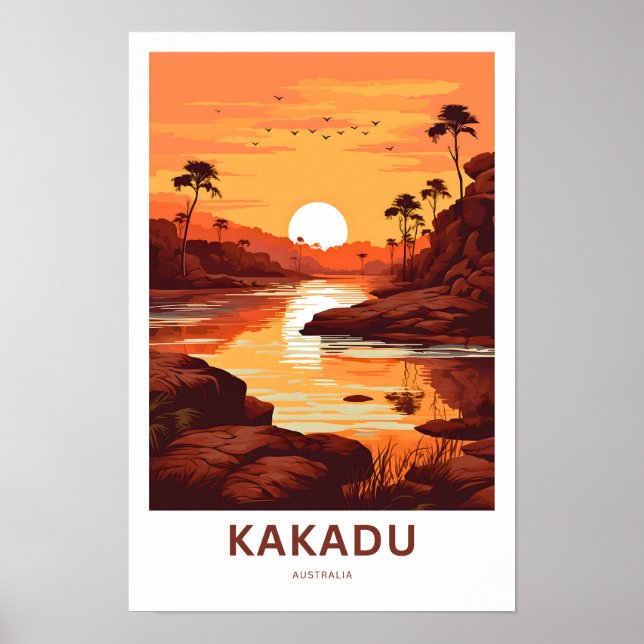 Kakadu Australia Travel Skriv ut Poster (Framsidan)