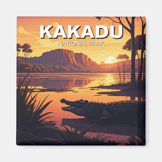 Kakadu nationalpark Australien Magnet (Framsidan)