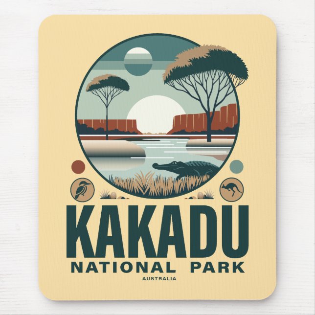Kakadu nationalpark Australien Musmatta (Framsidan)