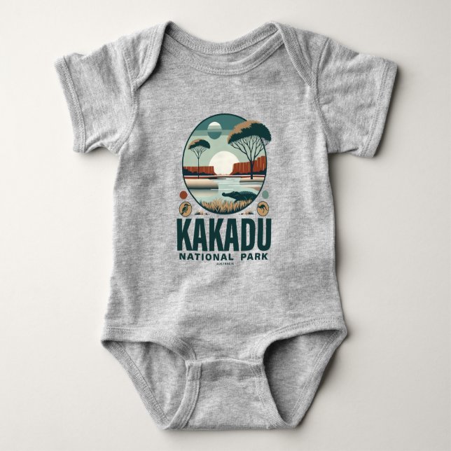 Kakadu nationalpark Australien T Shirt (Framsida)