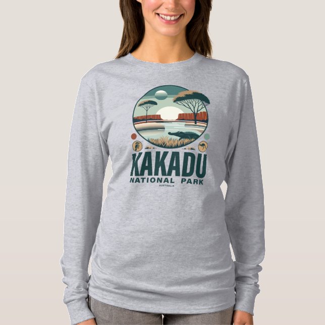 Kakadu nationalpark Australien T Shirt (Framsida)
