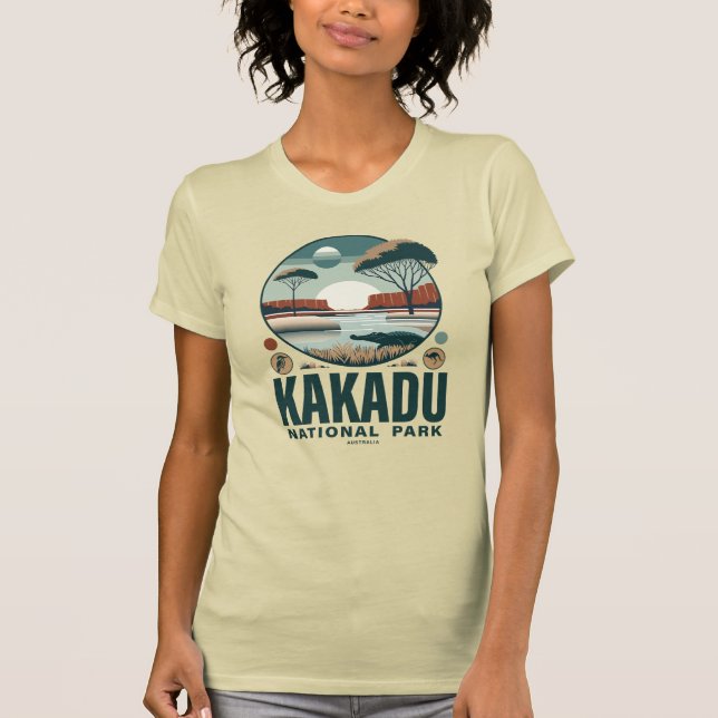 Kakadu nationalpark Australien T Shirt (Framsida)
