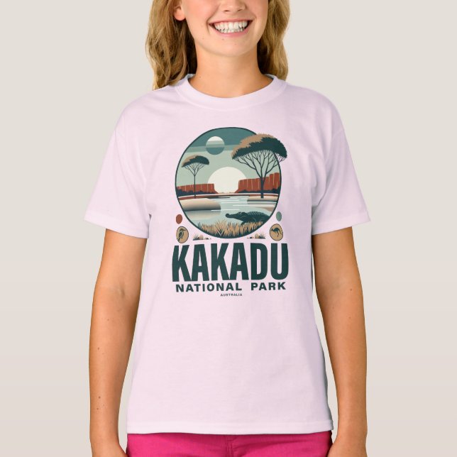 Kakadu nationalpark Australien T Shirt (Framsida)