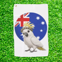 Kakadua  En liten bit av Australien  Golftorkduk