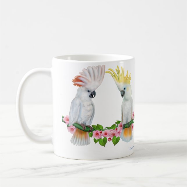 KAKADUENS PARNINGSDANS KAFFEMUGG (Vänster)