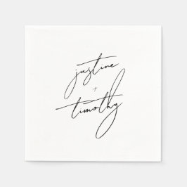 Kakaj Bröllop Napkins Pappersservett