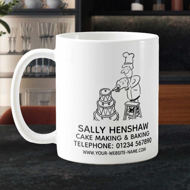 Kakaj Skapar och bakade säljfrämjande kaffe Mugg (Skapare uppladdad)