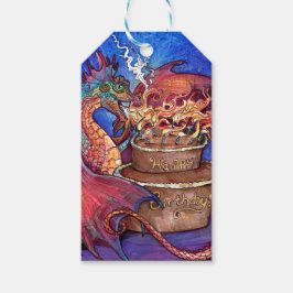 Kakakakakan från födelsedagen presentetikett