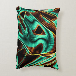 Kakamarin- och kaffeodlingar med mycket vriden tap prydnadskudde