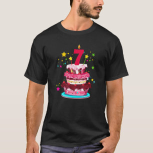 Kakan 7:e födelsedag 7 år gamla födelsedagsdagar G T Shirt