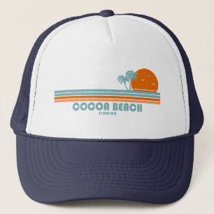 Kakao Beach Florida Sol Handflatan Träd Keps
