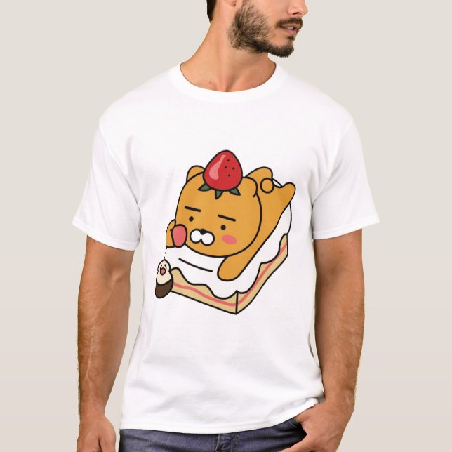 KaKao Friends - Glad födelsedag Edition (Ryan) T Shirt (Framsida)