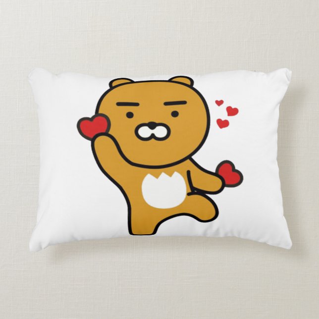 Kakao Friends Ryan Prydnadskudde (Framsidan)