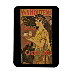 Kakao och Chocolade VanHouten Magnet