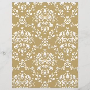 Kakao och Cream Damask