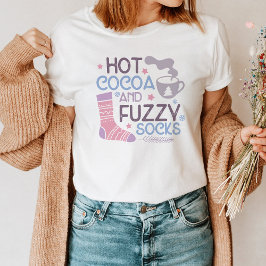 Kakao och Hetterna socklar av lycklig-vinter- T Shirt