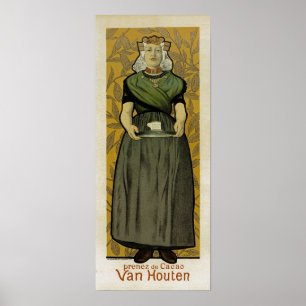 Kakao Skåpbil Houten Poster