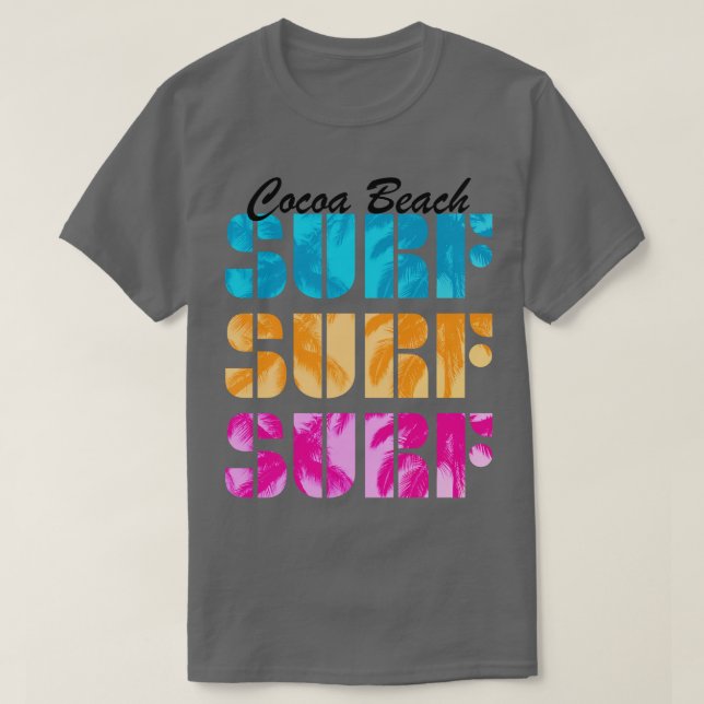 Kakaobloda Florida Surfing Surfer Surfa Beacher Oc T Shirt (Design framsida)