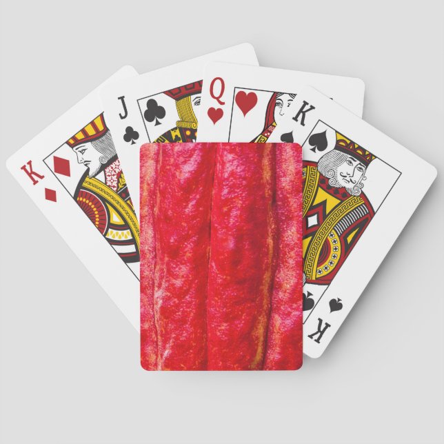 kakaofrukt röd casinokort (Baksidan)