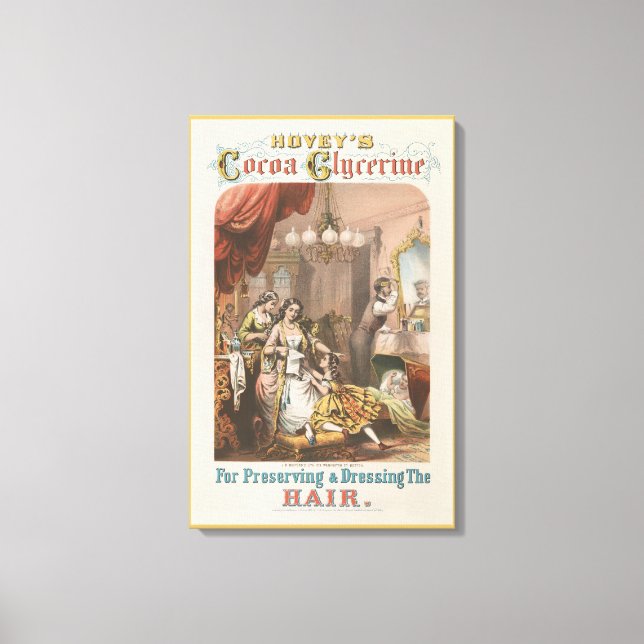 Kakaoglycerin, Circa 1860 Canvastryck (Framsida)