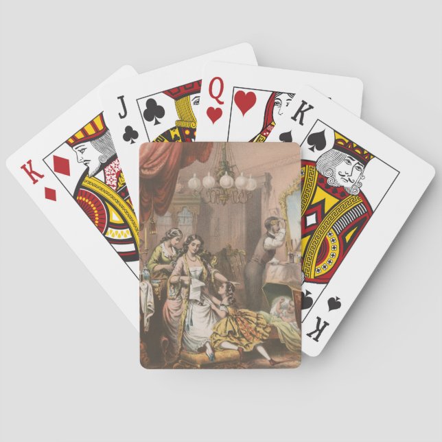 Kakaoglycerin, Circa 1860 Casinokort (Baksidan)