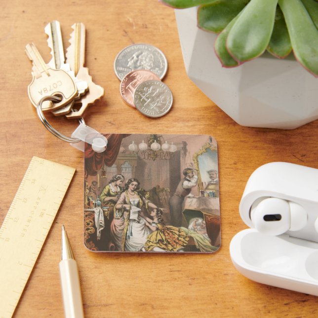 Kakaoglycerin, Circa 1860 Nyckelring (Skrivbord)