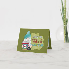 Kakaognom, julklapp, tillför känslor helgkort