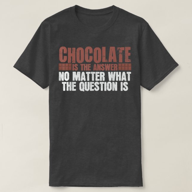 Kakaolekande skämt Dessert Cake Baking Chocolate 9 T Shirt (Design framsida)