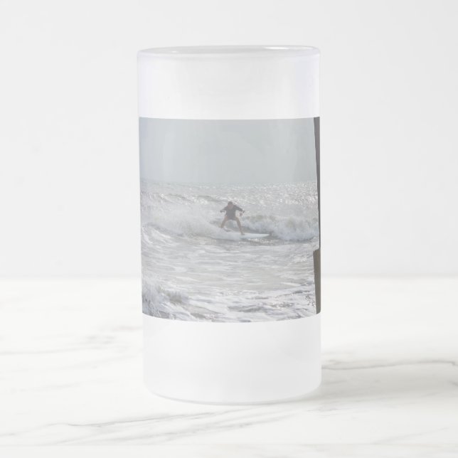Kakaoöverlevnad Frosted Glass Beer Mugg (Center)