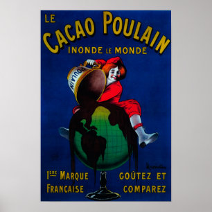 KakaoPoulain vintage PosterEurope Poster