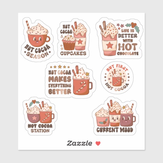 Kakaosäsongsskräp, Hett Stämmer Klistermärken (Ark)