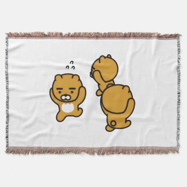 Kakaotalk Vänner (Zzz) Filt (Framsidan)