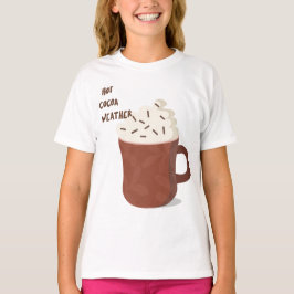Kakaoväder i hett t shirt