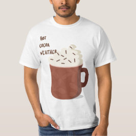 Kakaoväder i hett t shirt