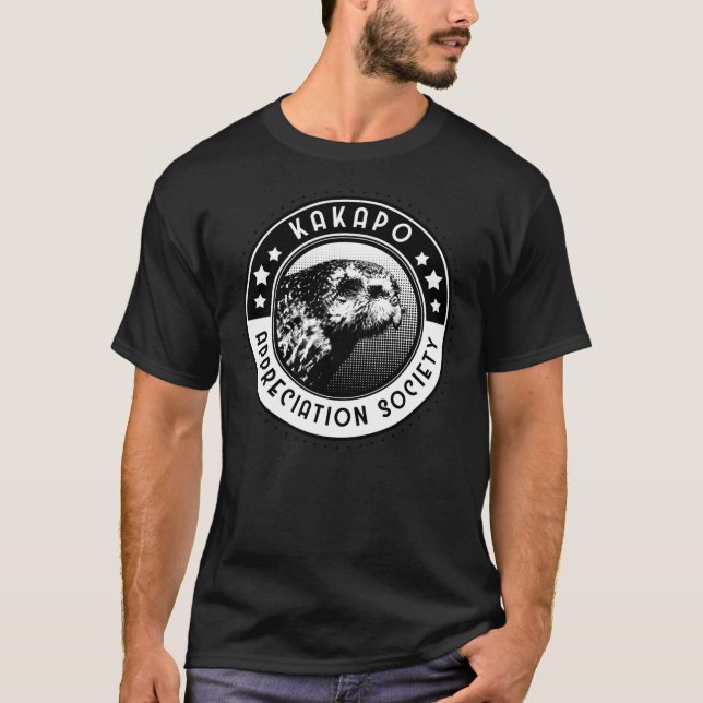 Kakapo Appreciation Society  T Shirt (Framsida)