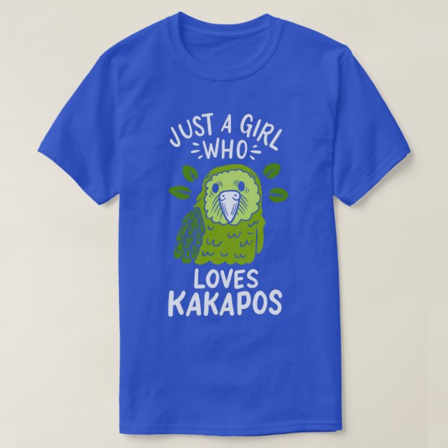 Kakapo Birds Kakapo Älskare T Shirt (Design framsida)