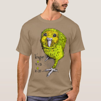 Kakapo by derholle t shirt