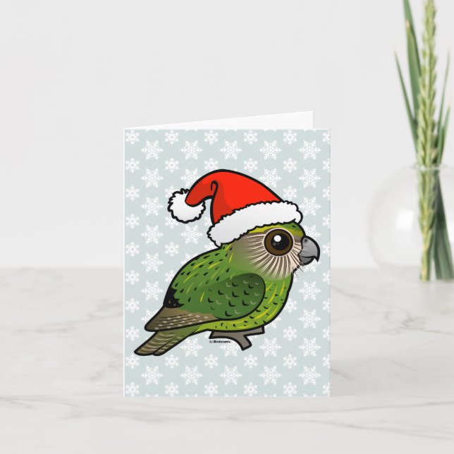 Kakapo Claus Helgkort (Framsida)