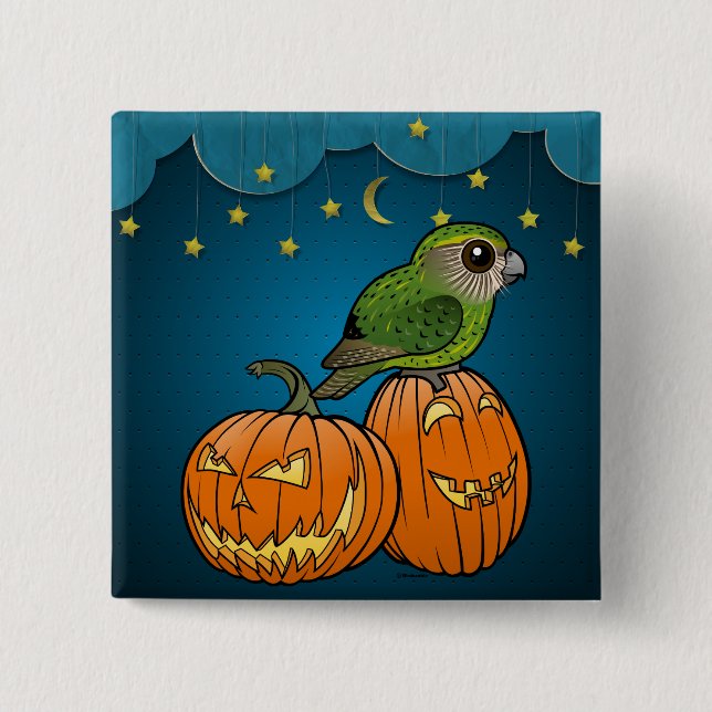 Kakapo Halloween Knapp (Framsida)