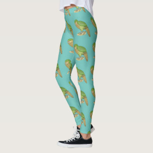 Kakapo-illustration Leggings